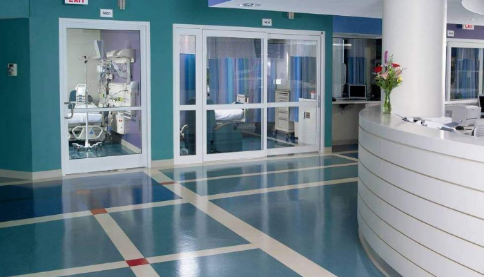 武汉国际医院装饰设计的新理念PVC塑胶地板成为首选地材(图1)